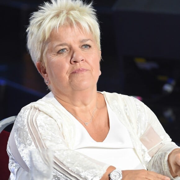 Mimie Mathy - Enregistrement de l'émission "Bon anniversaire Line" à l'occasion des 90 ans de L.Renaud au Théâtre Bobino à Paris, qui sera diffusée le Mardi 3 juillet à 20h55 sur France 2. © Coadic Guirec / Bestimage