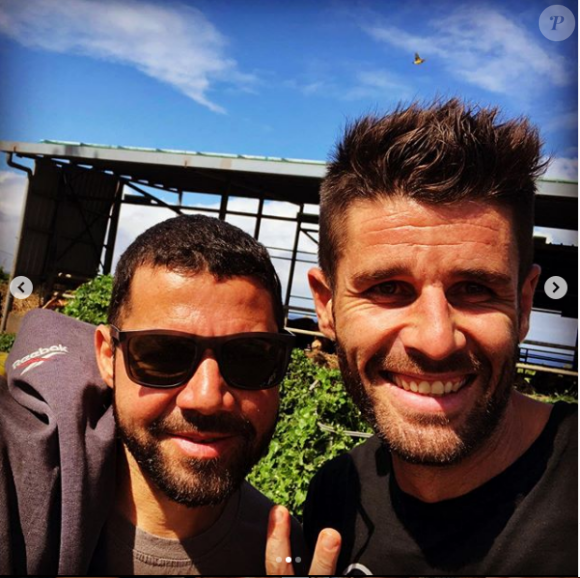Émeric et Raoul, les deux anciens candidats de L'Amour est dans le pré, se retrouvent sur l'île de la Réunion, sur Instagram, le 12 septembre 2019.