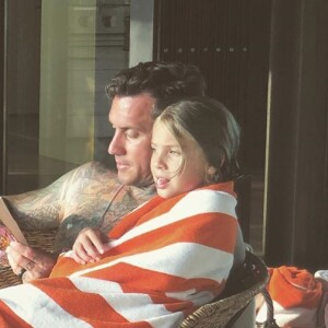 Carey Hart et Willow, la fille qu'il a eue avec la chanteuse Pink, sur Instagram.