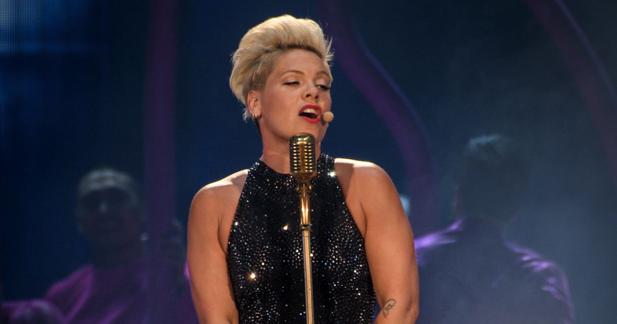 Pink en concert à Toronto, Ontario, Canada, le 18 août 2019. © Angel