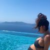 Nabilla Benattia enceinte et à la piscine, le 3 septembre 2019, sur Instagram