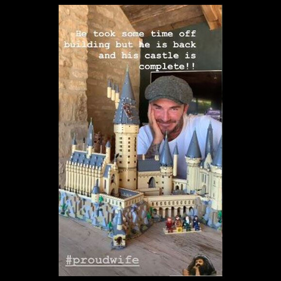 David Beckham a réalisé un château en Lego Harry Potter pour sa fille Harper (Septembre 2019).