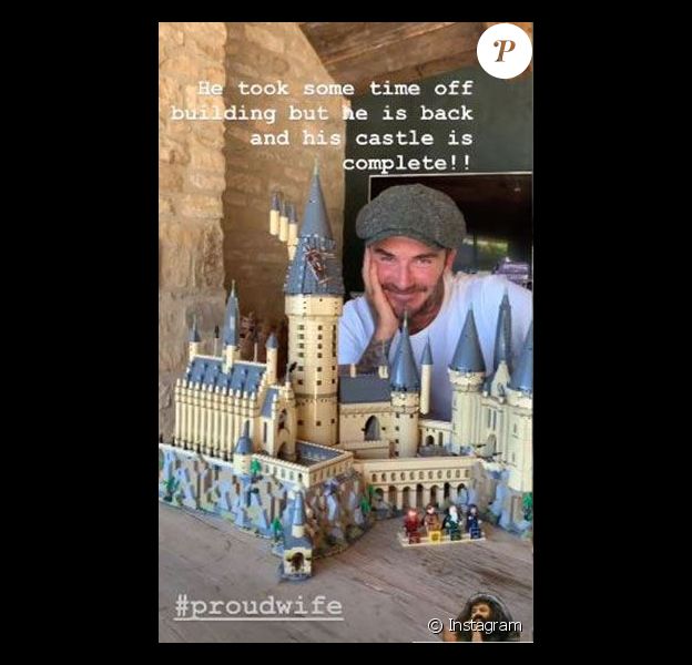 David Beckham a réalisé un château en Lego Harry Potter pour sa fille Harper (Septembre 2019).