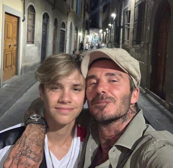 Romeo Beckham sur Instagram, août 2019.