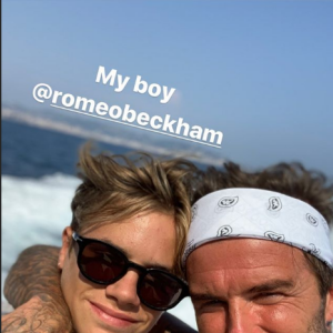 David Beckham a partagé des photos et vidéos de son clan sur Instagram, en vacances dans le Sud de la France, le 25 août 2019.