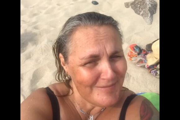 Valérie Damidot en vacances à l'Ile de Ré en septembre 2019.
