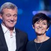 Exclusif - Laurence et Pierre Lemarchal (Parents de Grégory Lemarchal) - Emission hommage à "Grégory Lemarchal, 10 ans après l'histoire continue" au Zénith de Paris et retransmis en direct sur TF1 le 7 janvier 2017. Il y a près de dix ans le petit prince de la Star Ac' disparaissait brutalement à l'âge de 23 ans, emporté par la mucoviscidose. Dix ans après, l'histoire continue, a lancé un grand appel aux dons pour la construction d'une Maison Grégory Lemarchal afin d'améliorer le quotidien des malades dont certains étaient présents dans le public. A la fin de l'émission ce sont plus de 2 millions d'euros de dons qui avaient déjà été récoltés en vue de construire cette maison. © Cyril Moreau/Bestimage