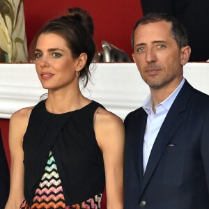 Charlotte Casiraghi et Gad Elmaleh - Soirée de cloture du 20ème Jumping International de Monte-Carlo au Port Hercule de Monaco à Monte-Carlo, le 27 juin 2015.