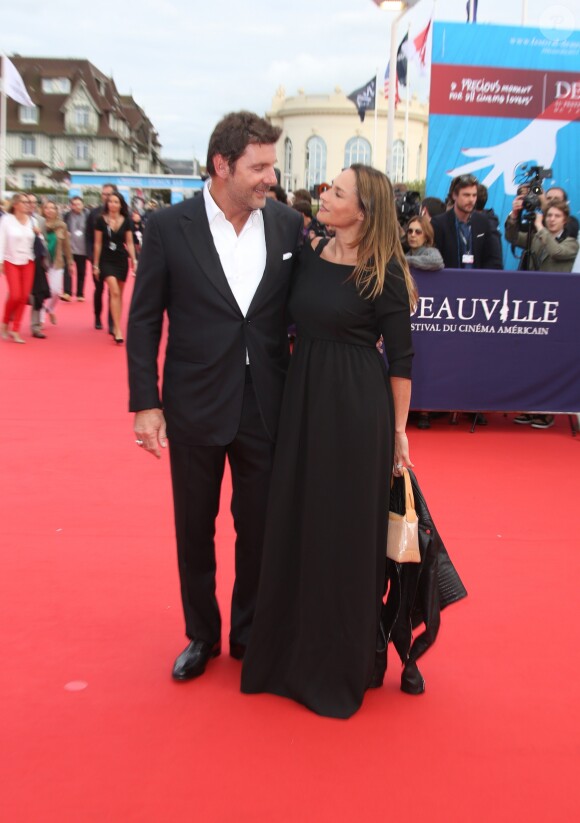 Vanessa Demouy et son mari Philippe Lellouche - Avant-première du film "Everest" et soirée d'ouverture lors du 41ème Festival du film américain de Deauville, le 4 septembre 2015.