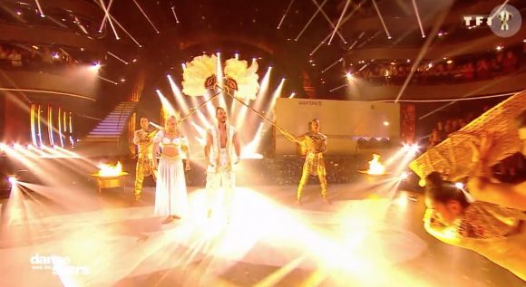 Prestation de Moundir pour son fils Ali sur une samba- Soirée de la love night pour le second prime de Danse avec les stars 2019- Samedi 28 septembre 2019.