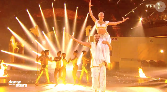 Prestation de Moundir pour son fils Ali sur une samba- Soirée de la love night pour le second prime de Danse avec les stars 2019- Samedi 28 septembre 2019.