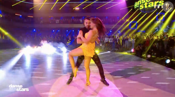 Elsa Esnoult sur Aya Nakamura- Soirée de la love night pour le second prime de Danse avec les stars 2019- Samedi 28 septembre 2019.