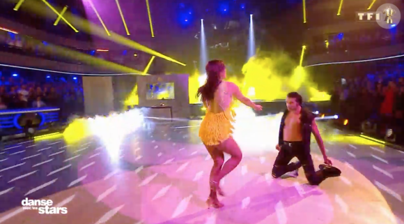 Elsa Esnoult sur Aya Nakamura- Soirée de la love night pour le second prime de Danse avec les stars 2019- Samedi 28 septembre 2019.
