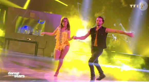 Elsa Esnoult sur Aya Nakamura- Soirée de la love night pour le second prime de Danse avec les stars 2019- Samedi 28 septembre 2019.