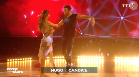 Hugo Philip danse avec Caroline Receveur- Soirée de la love night pour le second prime de Danse avec les stars 2019- Samedi 28 septembre 2019.