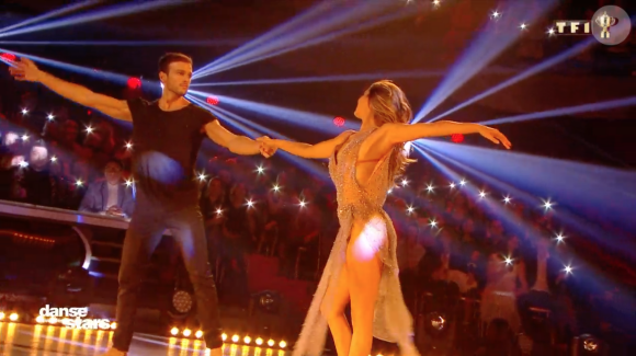Hugo Philip danse avec Caroline Receveur- Soirée de la love night pour le second prime de Danse avec les stars 2019- Samedi 28 septembre 2019.