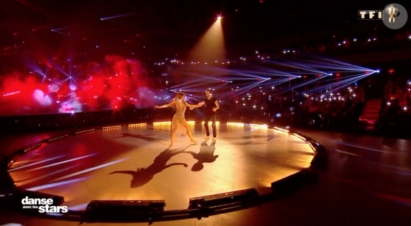 Hugo Philip danse avec Caroline Receveur- Soirée de la love night pour le second prime de Danse avec les stars 2019- Samedi 28 septembre 2019.