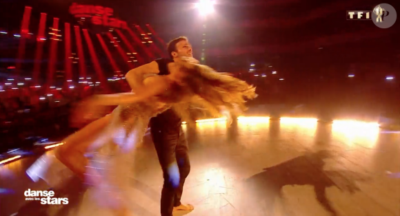 Hugo Philip danse avec Caroline Receveur- Soirée de la love night pour le second prime de Danse avec les stars 2019- Samedi 28 septembre 2019.