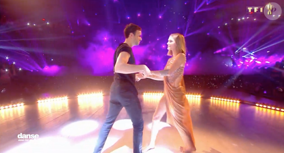 Hugo Philip danse avec Caroline Receveur- Soirée de la love night pour le second prime de Danse avec les stars 2019- Samedi 28 septembre 2019.