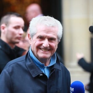 Claude Lelouch - Obsèques de Charles Gérard en la cathédrale arménienne Saint-Jean-Baptiste de Paris. Le 26 septembre 2019