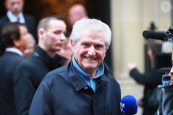 Claude Lelouch - Obsèques de Charles Gérard en la cathédrale arménienne Saint-Jean-Baptiste de Paris. Le 26 septembre 2019