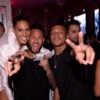 Cindy Bruna fête ses 25 ans avec Neymar Jr et Kylian Mbappé au Lutetia "Pop Up" Club. La soirée a été organisée par Five Eyes Production. Paris, le 28 septembre 2019. © Rachid Bellak / Bestimage