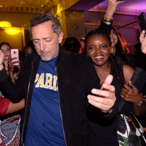 Gad Elmaleh assiste à la fête d'anniversaire de Cindy Bruna (25 ans) au Lutetia "Pop Up" Club. La soirée a été organisée par Five Eyes Production. Paris, le 28 septembre 2019. © Rachid Bellak / Bestimage