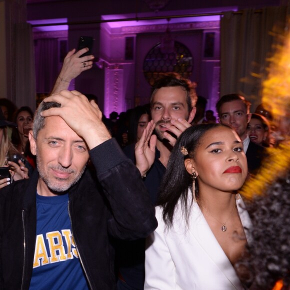 Gad Elmaleh assiste à la fête d'anniversaire de Cindy Bruna (25 ans) au Lutetia "Pop Up" Club. La soirée a été organisée par Five Eyes Production. Paris, le 28 septembre 2019. © Rachid Bellak / Bestimage