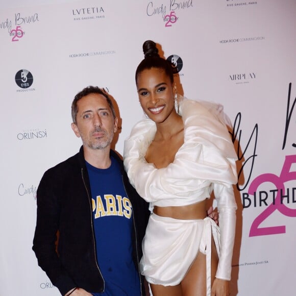 Cindy Bruna fête ses 25 ans avec Gad Elmaleh au Lutetia "Pop Up" Club. La soirée a été organisée par Five Eyes Production. Paris, le 28 septembre 2019. © Rachid Bellak / Bestimage