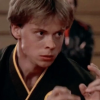 Rob Garrison joue Tommy dans le film "Karaté Kid", 1984.