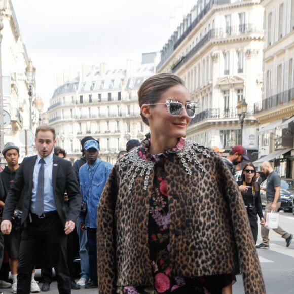 Olivia Palermo arrive au Musée des Arts Décoratifs pour assister au défilé Giambattista Valli Collection Prêt-à-Porter Printemps/Eté 2020 lors de la Fashion Week de Paris. Le 30 septembre 2019 © Christophe Clovis / Veeren / Bestimage