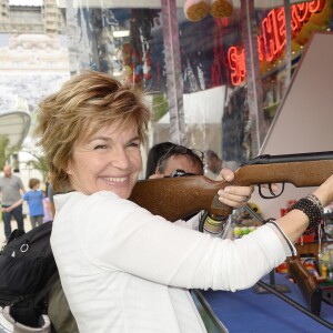 Véronique Jannot - Inauguration de la Fête des Tuileries à Paris le 26 juin 2015.