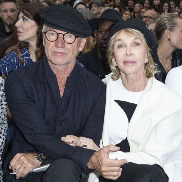 Alma Jodorowsky, Sting et sa femme Trudie Styler, Sébastien Tellier - Front row du défilé de mode "Chanel", collection PAP printemps-été 2020 au Grand Palais à Paris. Le 1er octobre 2019. © Olivier Borde / Bestimage