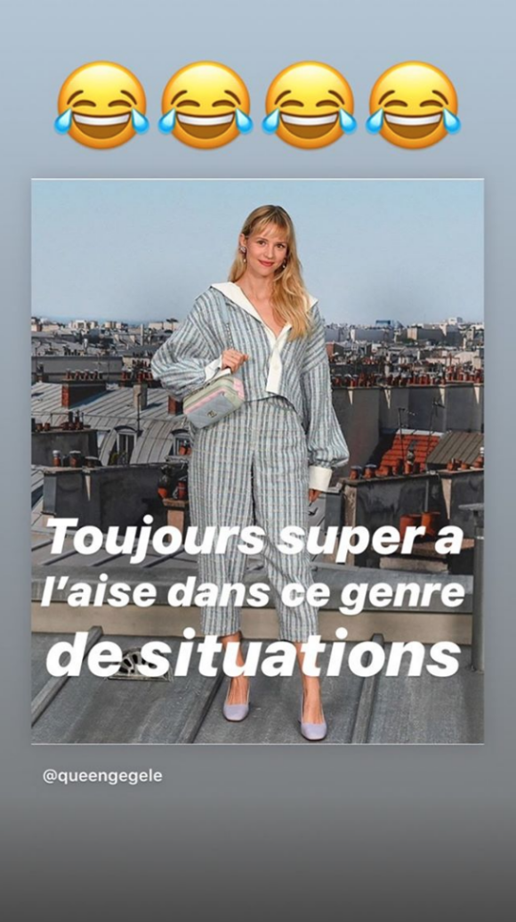 Angèle sur Instagram, le 1er octobre 2019.