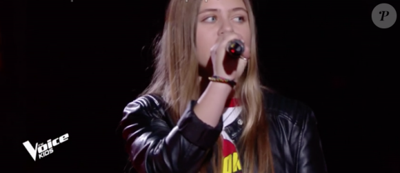 Justine - "The Voice Kids 2019", le 4 octobre 2019 sur TF1.