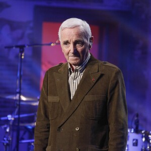 Exclusif - Charles Aznavour - Enregistrement de l'émission "Du côté de Chez Dave" Spéciale Charles Aznavour, qui sera diffusée le 10 mai 2015