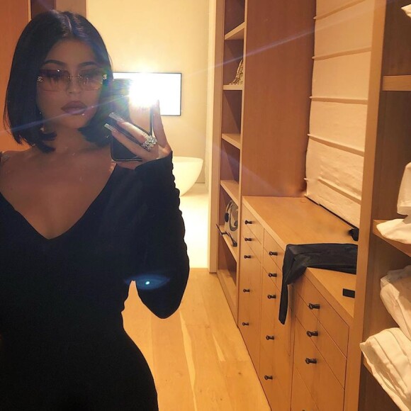 Kylie Jenner pose devant son dressing- septembre 2019.