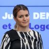 Marlène Schiappa, secrétaire d'Etat chargée de l'égalité entre les femmes et les hommes et de la lutte contre les discriminations annonce le lancement de la brigade anti-discrimination, qui vise à mettre en relation les victimes et les acteurs de la lutte contre les discriminations, dans les locaux de Facebook, Paris, France, le 15 avril 2019. © Stéphane Lemouton / Bestimage