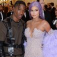 Travis Scott et sa compagne Kylie Jenner - Arrivées des people à la 71ème édition du MET Gala (Met Ball, Costume Institute Benefit) sur le thème "Camp: Notes on Fashion" au Metropolitan Museum of Art à New York, le 6 mai 2019