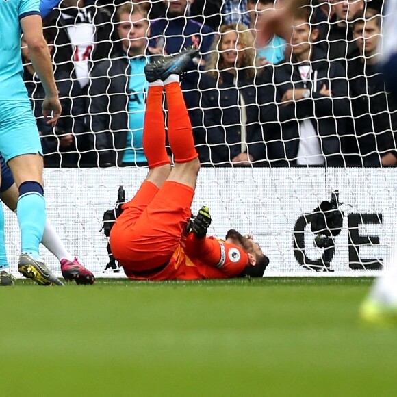 Hugo Lloris s'est blessé lors du match Brighton-Tottenham le 5 octobre 2019.