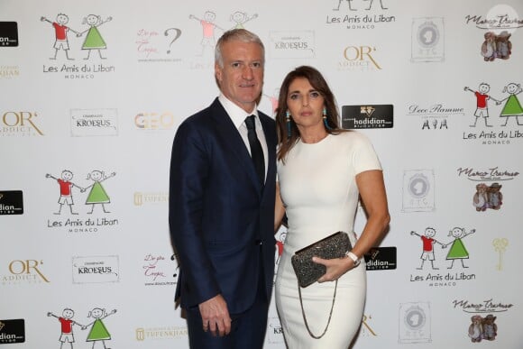 Exclusif - Didier Deschamps et sa femme Claude - Soirée de fin d'année de l'association monégasque "Les Enfants du Liban" dont il est le parrain au Bay Hotel à Monaco le 19 décembre 2018. © Jean-Charles Vinaj/PRM/Bestimage
