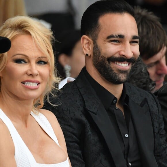 Pamela Anderson et Adil Rami lors de la soirée Amber Lounge Monaco 2019 au profit de la fondation de Jackie Stewart "Race Against Dementia" à l'hôtel Méridien Beach Plaza à Monaco, le 24 mai 2019. © Bruno Bebert / Bestimage