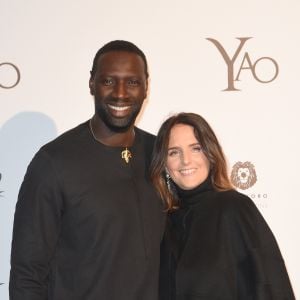 Omar Sy et sa compagne Hélène - Avant-première du film "Yao" au cinéma Le Grand Rex à Paris le 15 janvier 2019. © Coadic Guirec/Bestimage