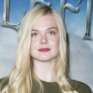 Elle Fanning lors du photocall pour le film "Maléfique" à l'hôtel Bristol, à Paris, le 6 mai 2014. Elle Fanning joue la princesse Aurore.