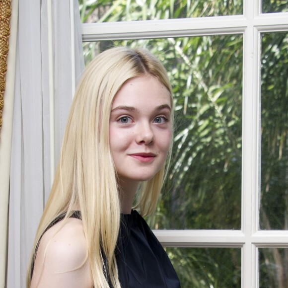 Elle Fanning - Conférence de presse du film "Maléfique" (Maleficent) à l'hôtel Four Seasons à Beverly Hills, le 20 mai 2014.