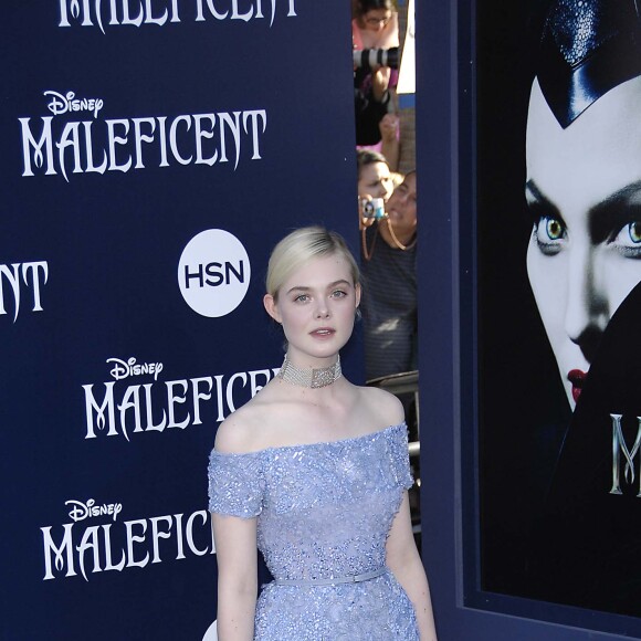 Elle Fanning - Première du film Maleficient à Los Angeles, le 29 mai 2014.