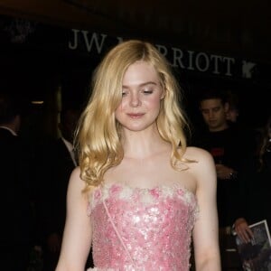 Exclusif - Elle Fanning quitte l'hotel JW Marriott lors du 72ème Festival International du Film de Cannes, France, le 22 mai 2019.