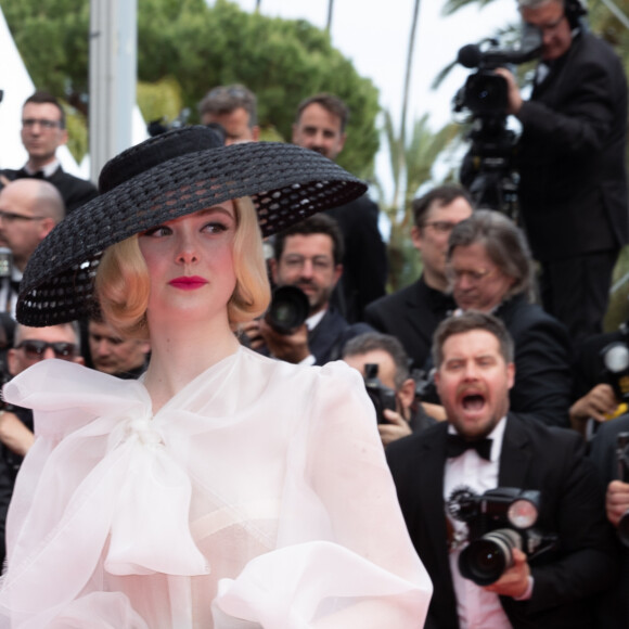 Elle Fanning (Habillée en Dior) - Montée des marches du film "Once upon a time... in Hollywood" lors du 72ème Festival International du Film de Cannes. Le 21 mai 2019 © Borde / Bestimage