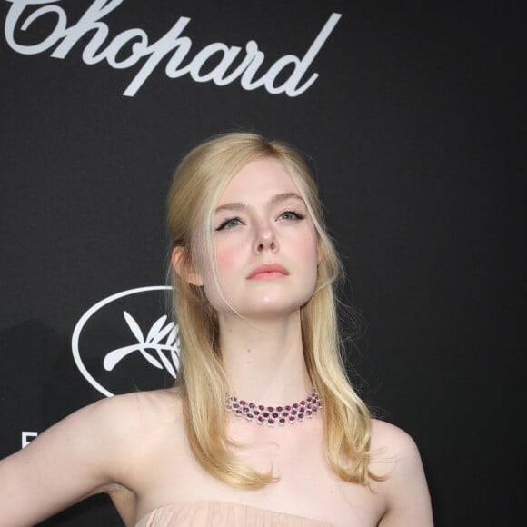 Elle Fanning - Photocall de la soirée du trophée Chopard lors du 72ème Festival International du Film de Cannes le 20 mai 2019. © Olivier Borde/Bestimage