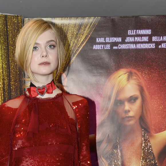 Elle Fanning à l'avant-première du film "The Neon Demon" au cinéma UGC Ciné Cité des Halles à Paris, le 3 juin 2016 © Coadic Guirec